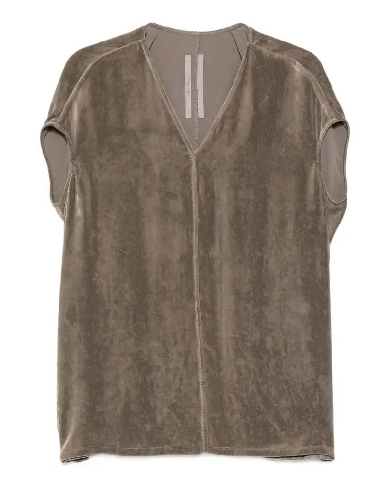 Rick Owens Bluse mit V-Ausschnitt - Nude Nude