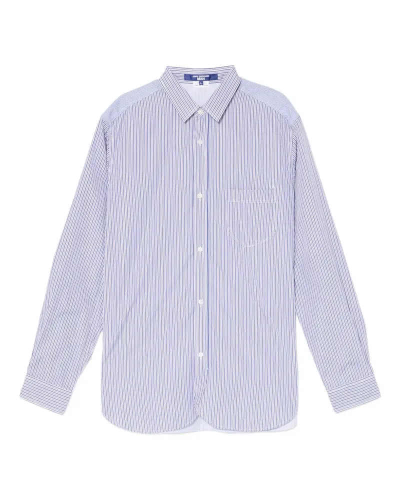 Junya Watanabe Gestreiftes Hemd - Blau Blau
