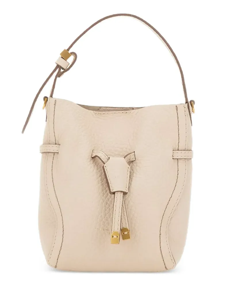 Gianni Chiarini Sienna Tote Bag aus gehämmertem Leder - Nude Nude