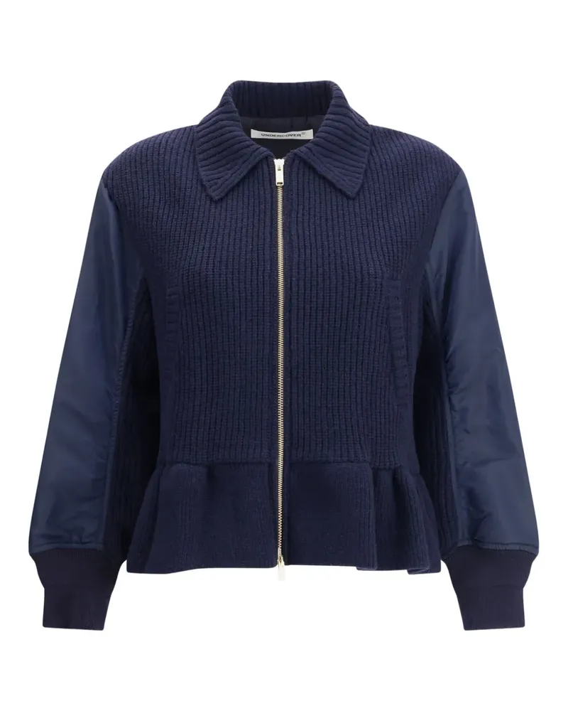 Undercover Bomberjacke mit Schößchen - Blau Blau