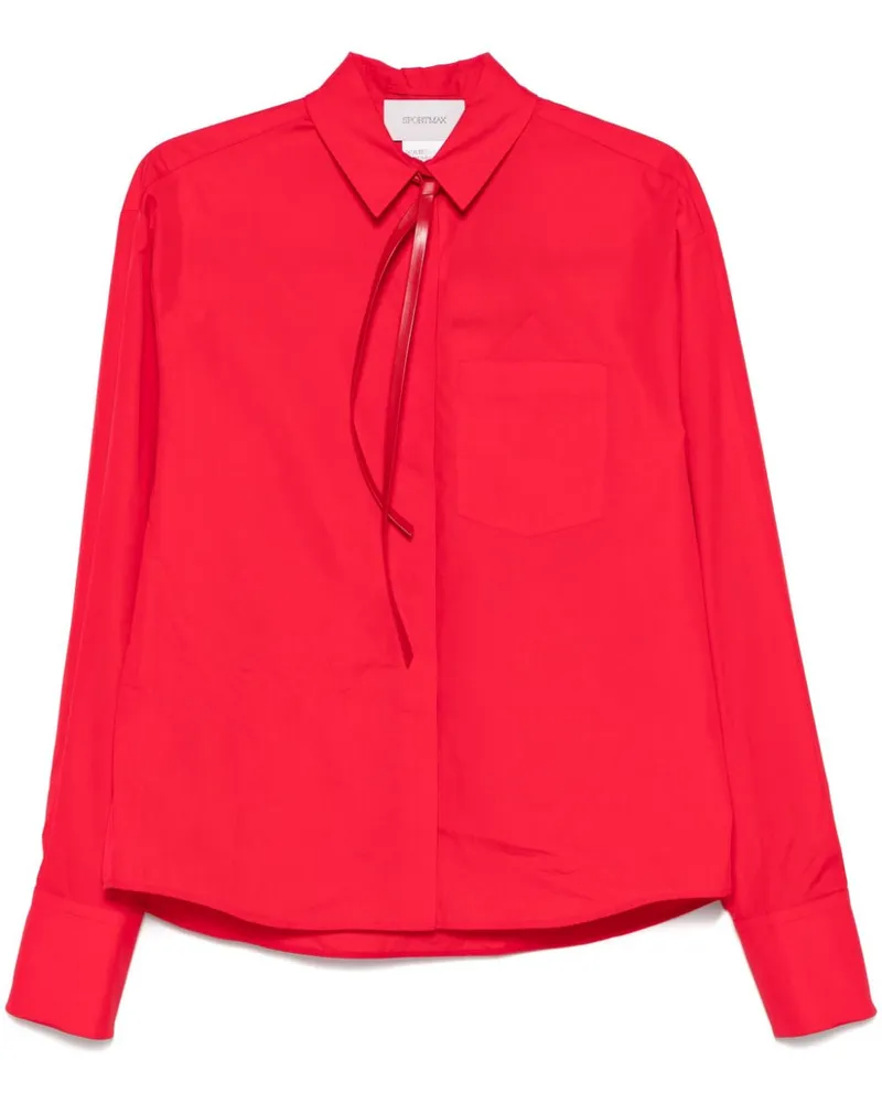 SPORTMAX Gesso Hemd - Rot Rot