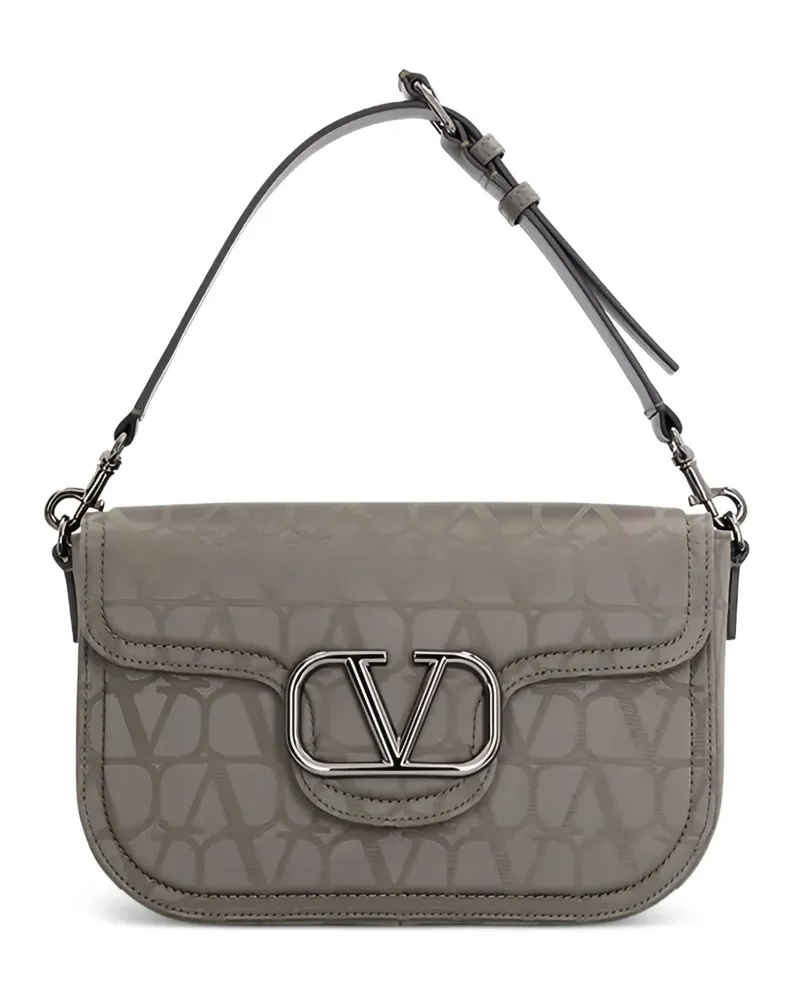 Valentino Garavani Schultertasche mit Monogramm - Nude Nude