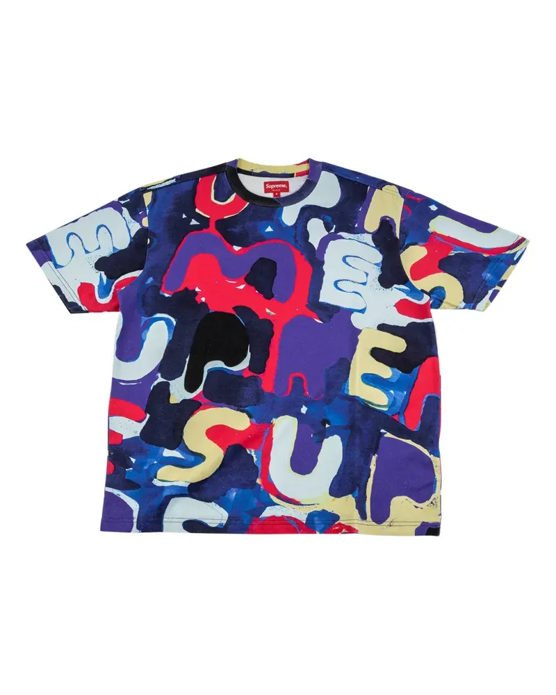 Supreme Being Painted Logo T-shirt - Violett Violett