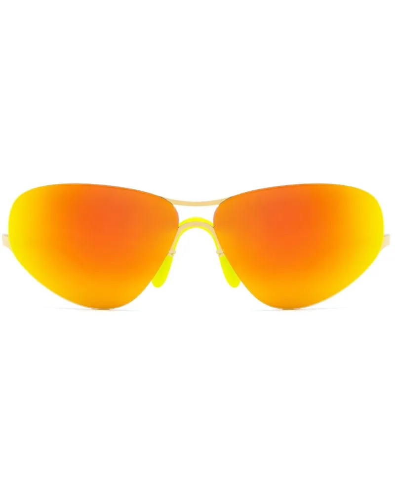 Mykita Runde ALPINE Sonnenbrille - Gold Gold