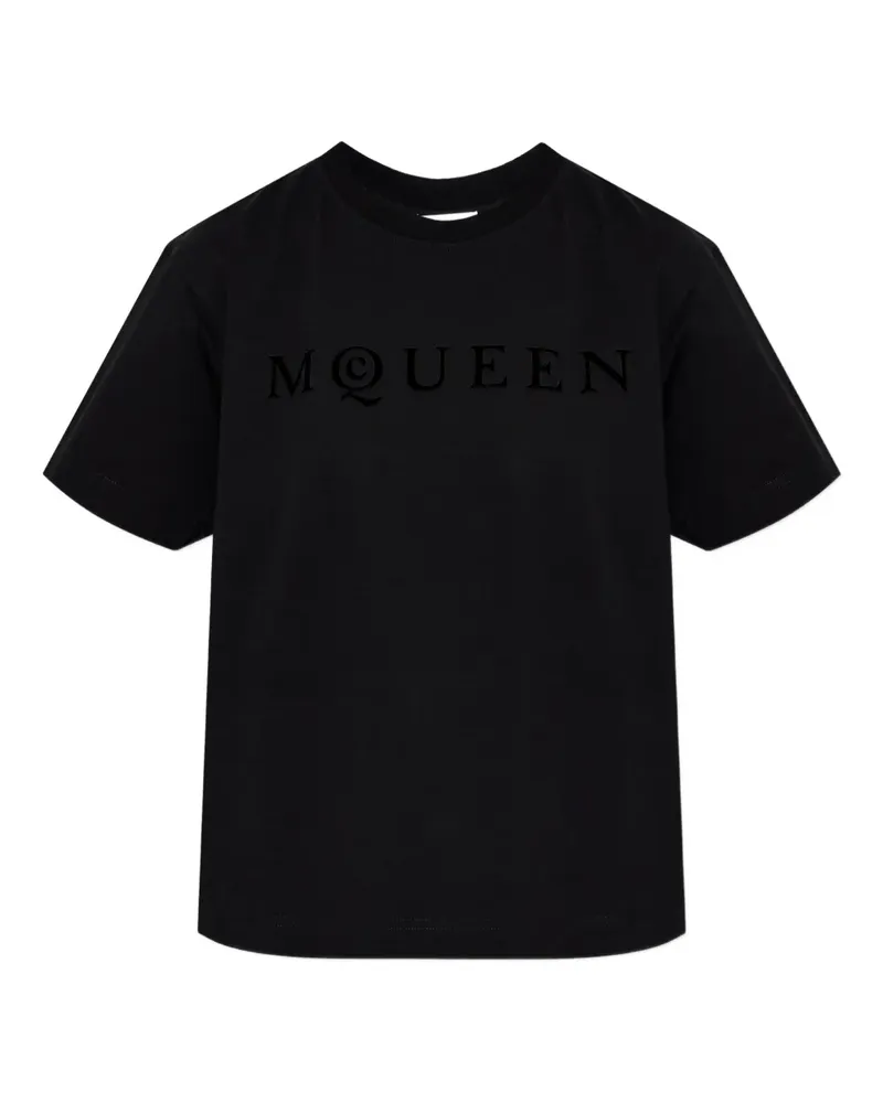 Alexander McQueen logo-print T-shirt - Schwarz Schwarz
