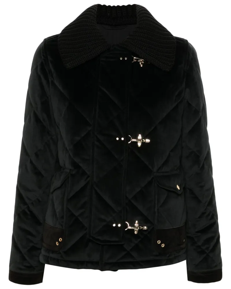 Fay Gesteppte 3 Ganci Jacke - Schwarz Schwarz