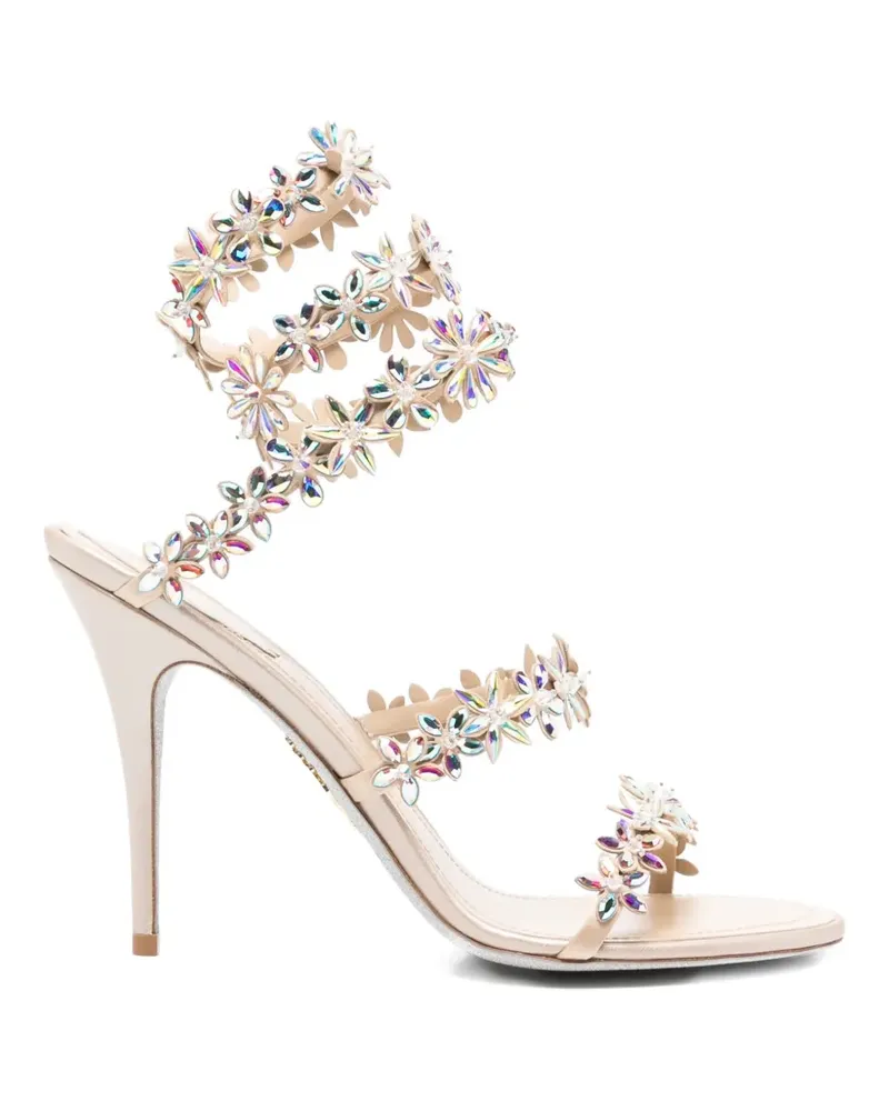 René Caovilla Eva heeled sandals - Nude Nude