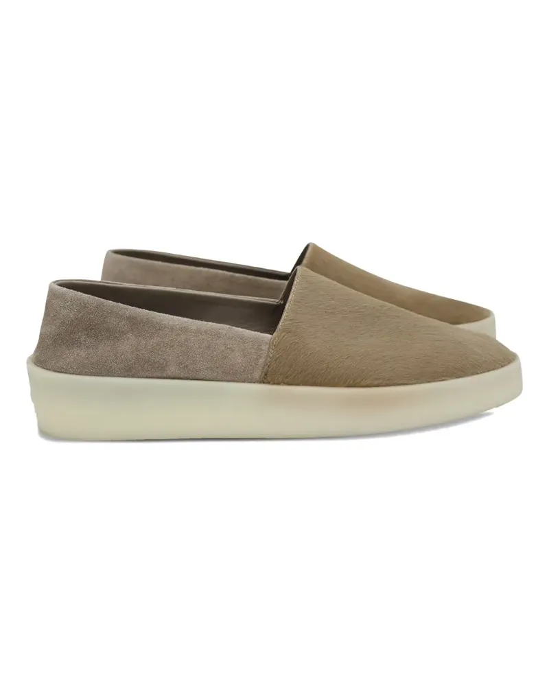 Fear of God panelled calf-hair Espa espadrille - Nude Nude
