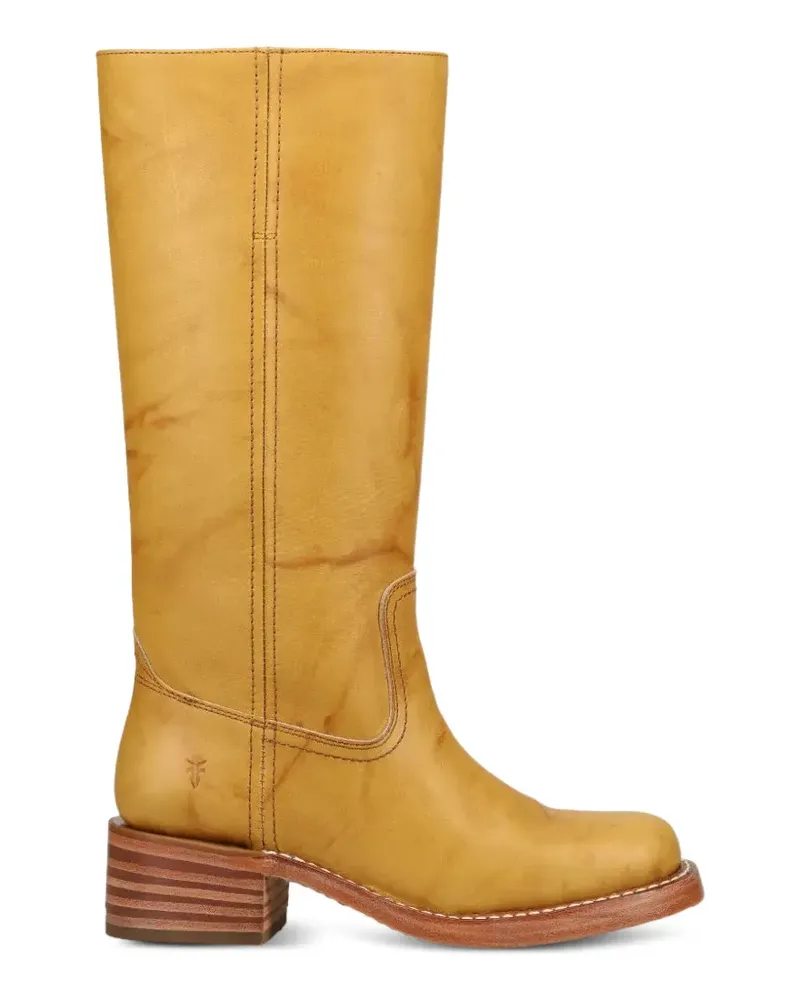 Frye Campus leather boots - Gelb Gelb