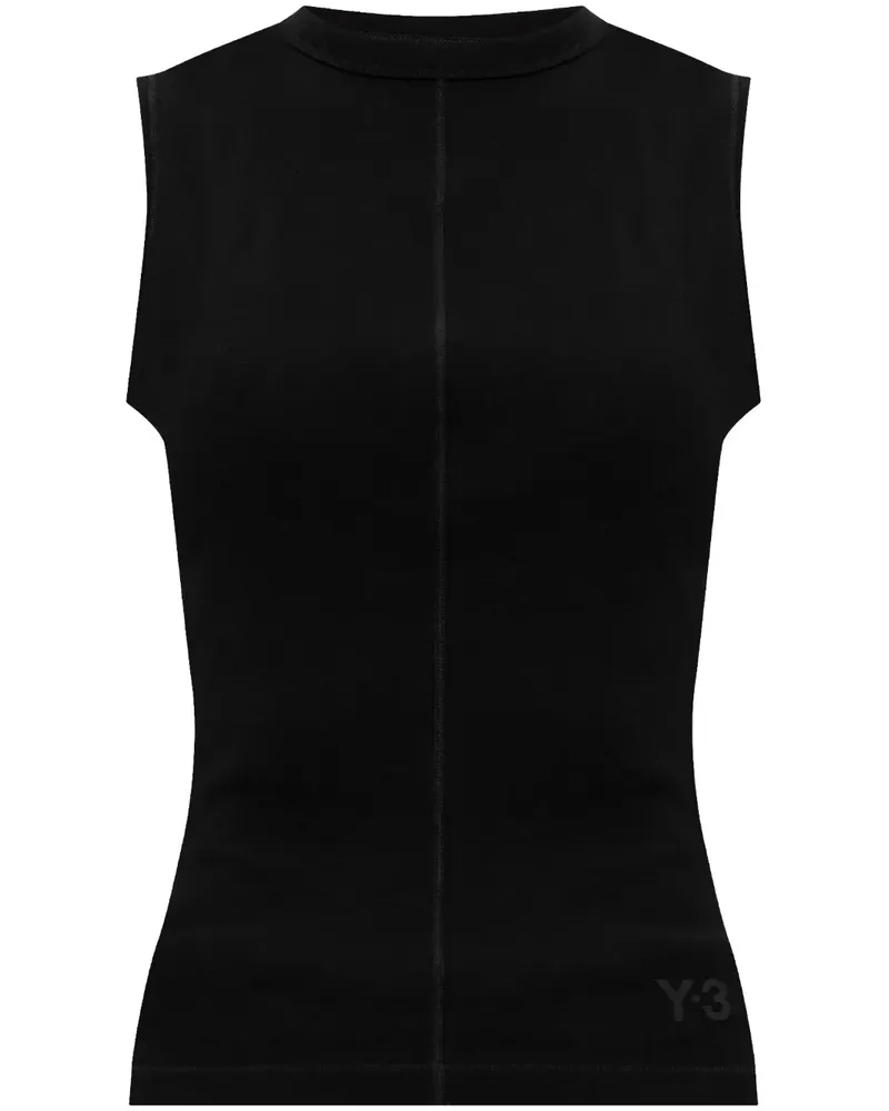 Y-3 Oberteil aus Bio-Baumwolle - Schwarz Schwarz