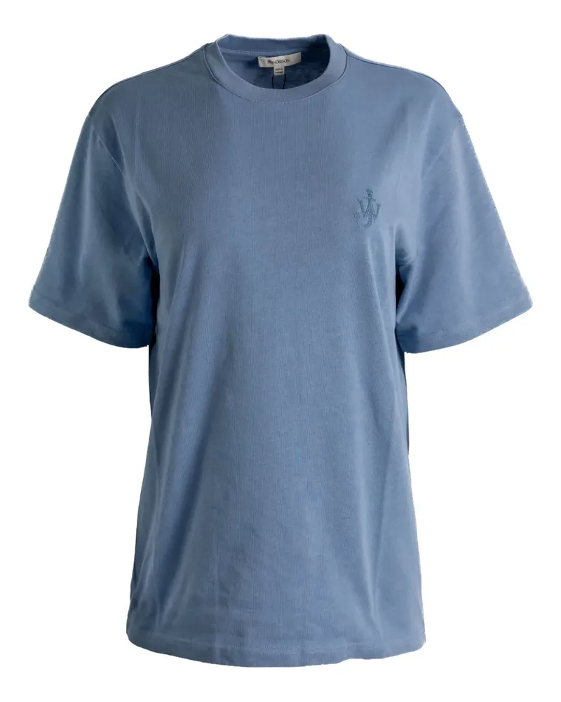J.W.Anderson T-Shirt mit Logo-Stickerei - Blau Blau