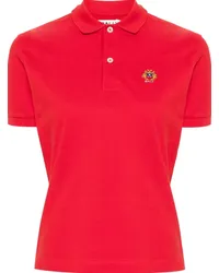 Bally Poloshirt mit Logo-Stickerei Rot