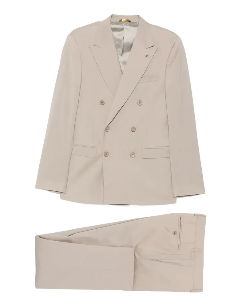 Manuel Ritz double-breasted suit - Grün Grün