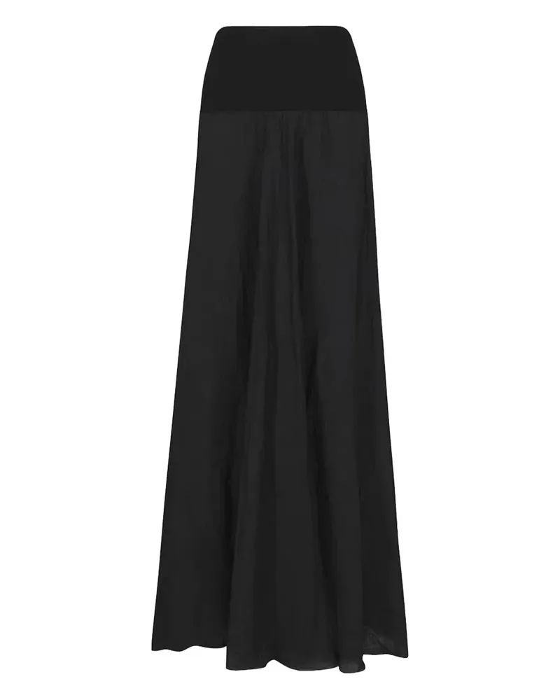 Johanna Ortiz pleated elastic-waist skirt - Schwarz Schwarz
