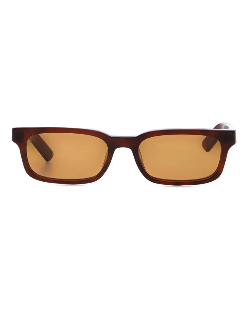 RETROSUPERFUTURE Gesto Sonnenbrille mit eckigem Gestell - Braun Braun