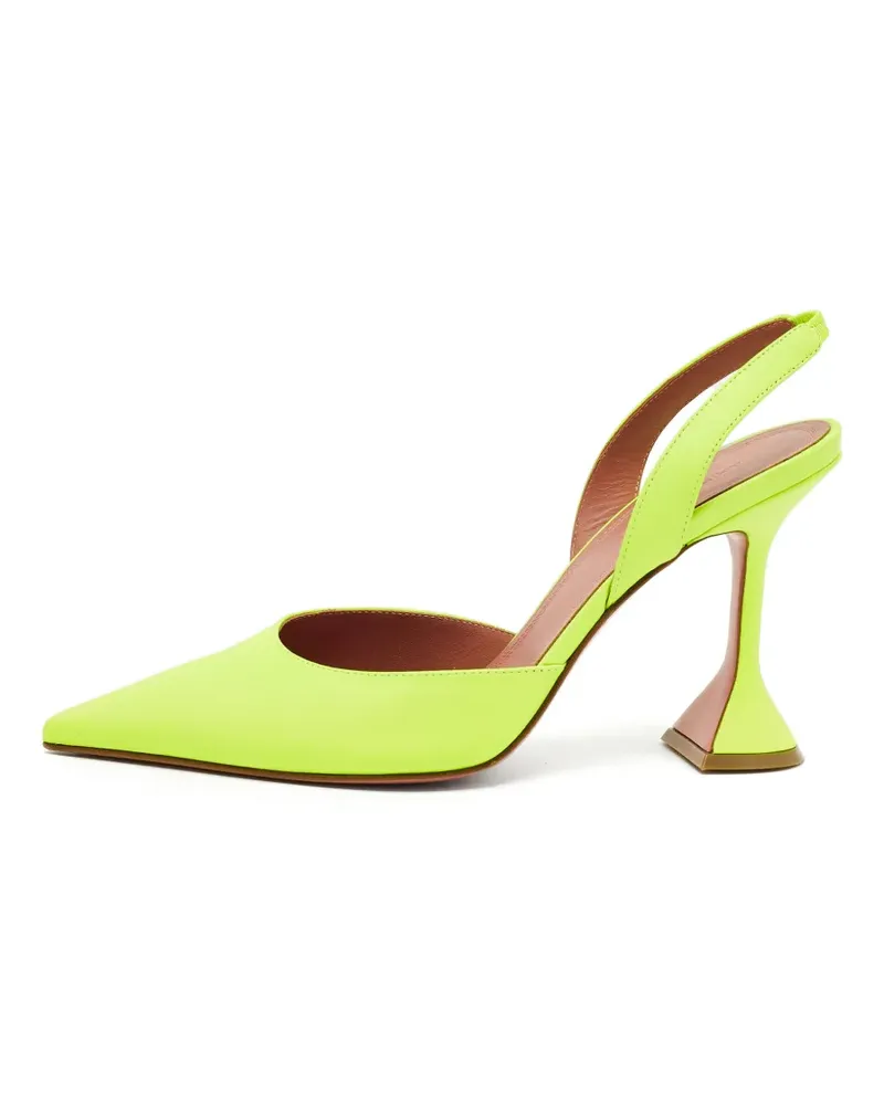 Amina Muaddi Holli Slingback-Pumps - Grün Grün