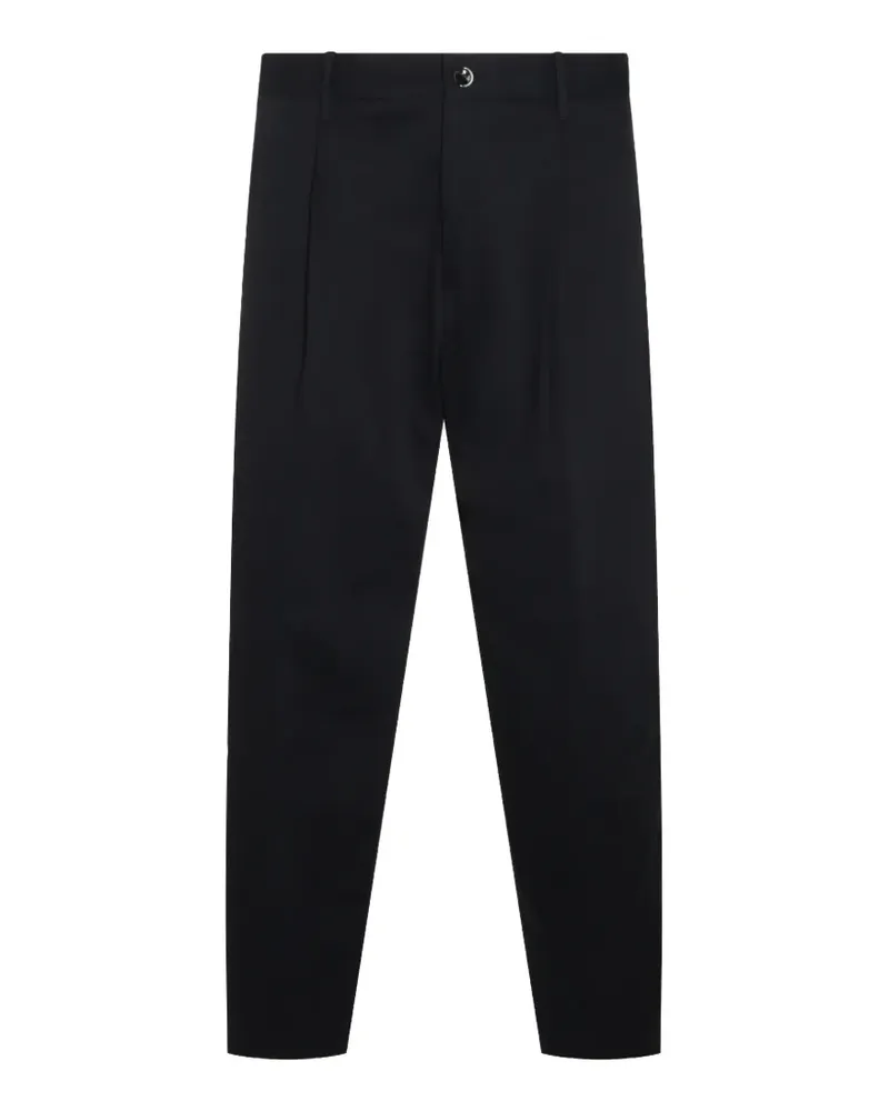 nine:inthe:morning Tapered-Hose mit Falten - Schwarz Schwarz