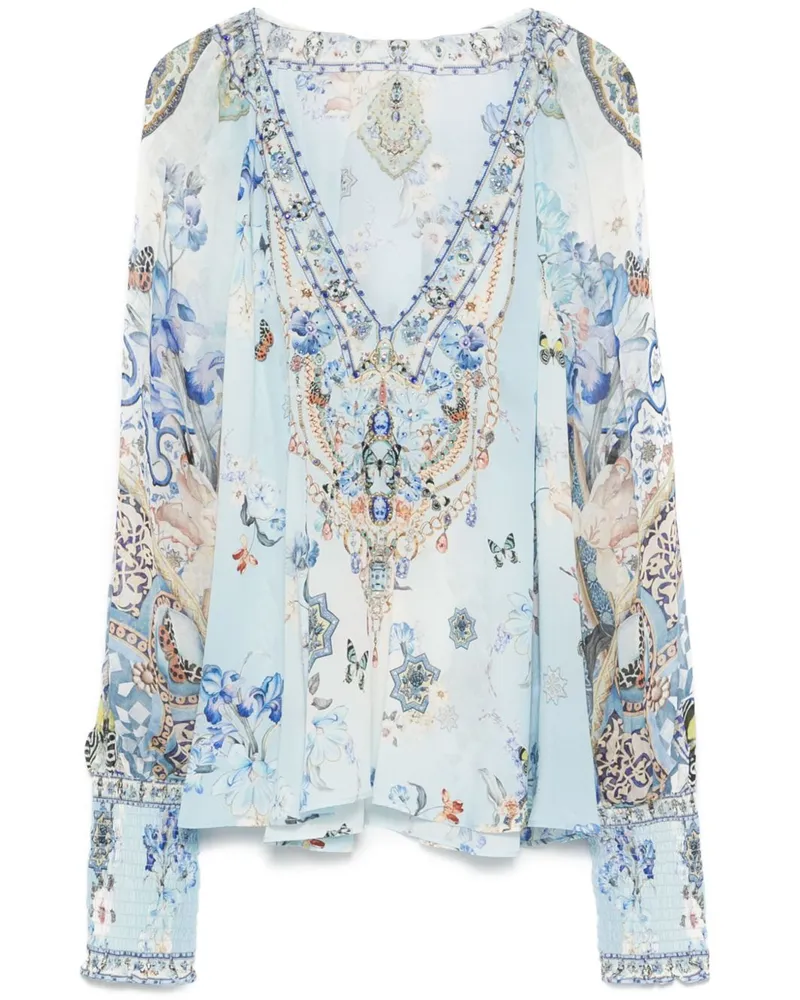 Camilla Al Manial Palace Memoirs Bluse - Rosa Rosa