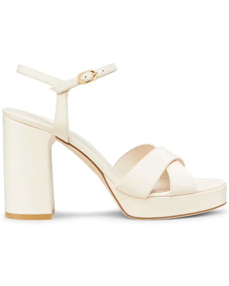 Stuart Weitzman Dyana Plateau-Sandalen 90mm - Nude Nude