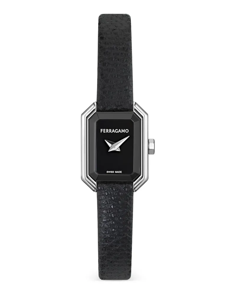 Ferragamo Crystal Petite Armbanduhr 20mm - Schwarz Schwarz