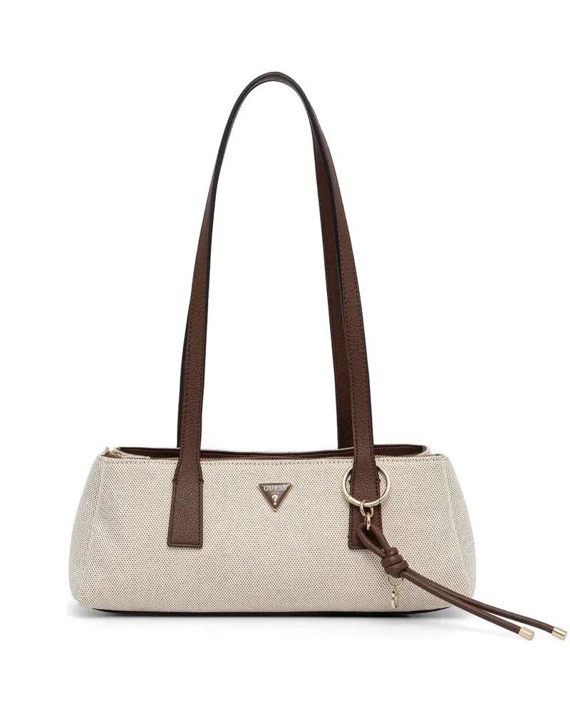 Guess Alice Tote Bag mit Logo-Schild - Nude Nude