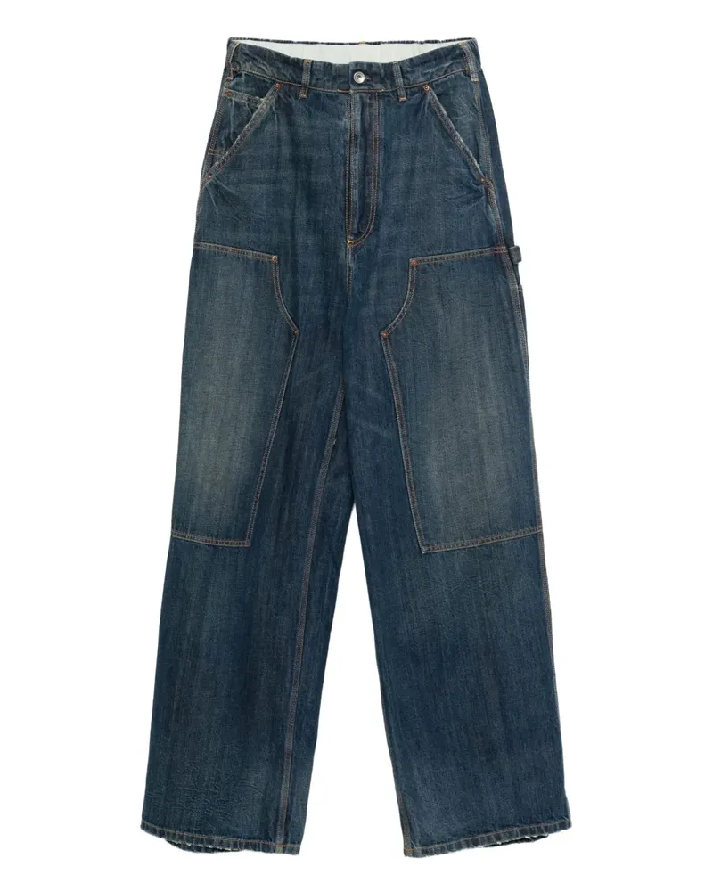 Maison Margiela Jeans mit elastischem Bund - Blau Blau