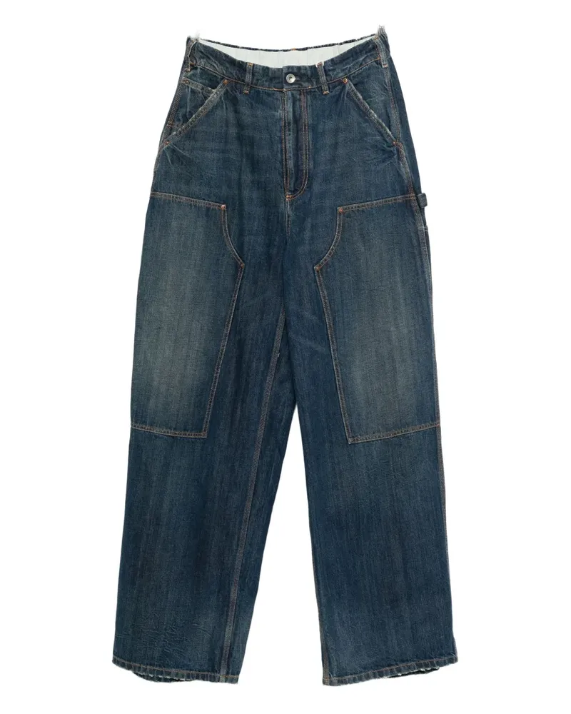 Maison Margiela Jeans mit elastischem Bund - Blau Blau