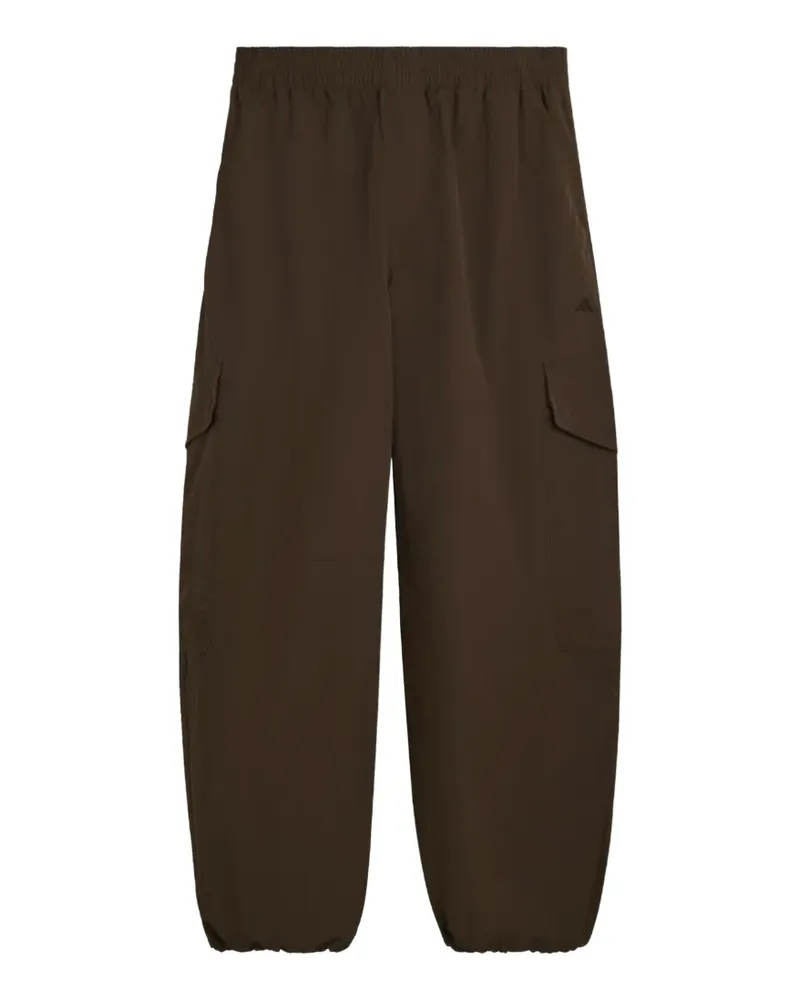 Arte Antwerp logo-embroidered cargo pants - Braun Braun