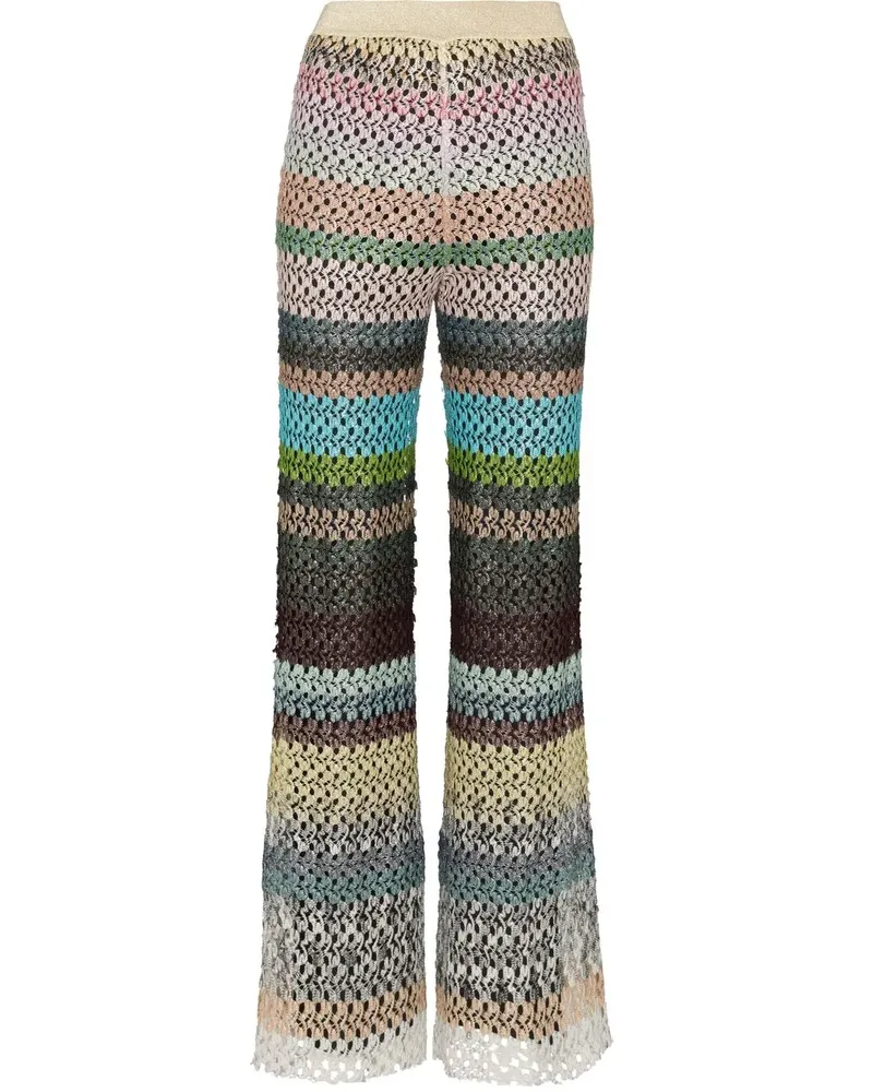 Missoni Gestreifte Schlaghose - Rosa Rosa