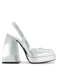 NODALETO Metallische Pumps Silber