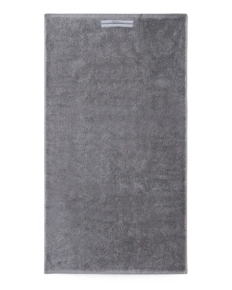 Rick Owens Rechteckiges Handtuch aus Baumwolle - Grau Grau