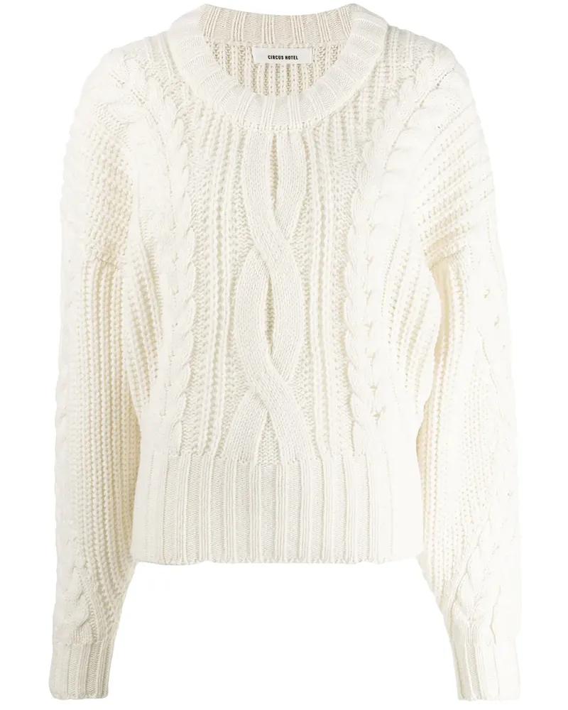 Circus Hotel Oversized-Pullover - Nude Nude