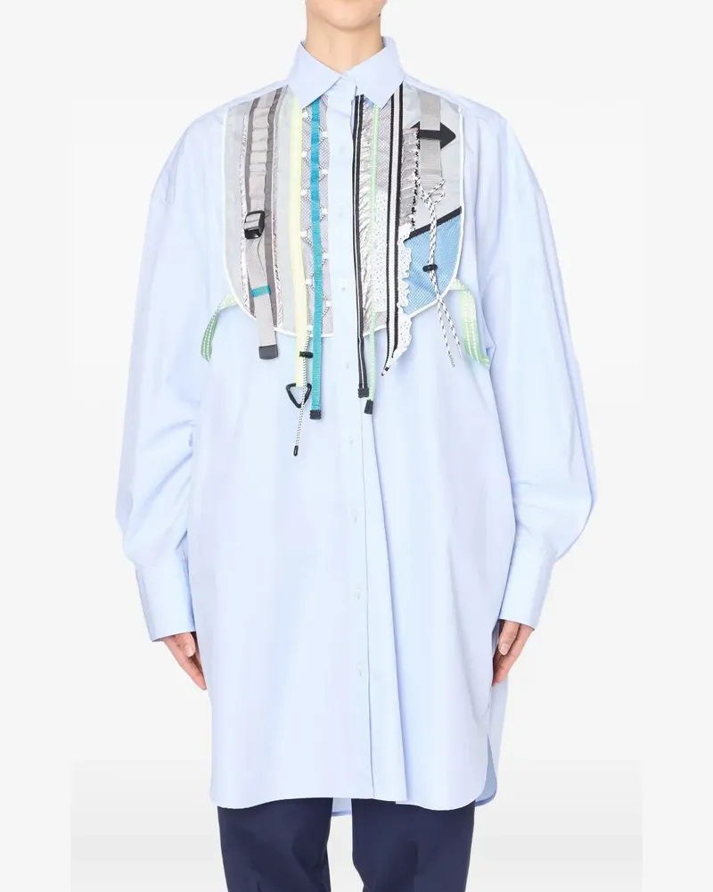 kolor embellished shirt - Blau Blau