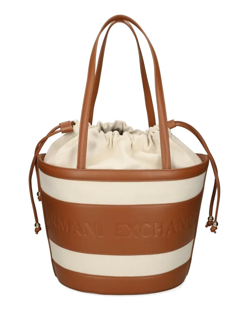 Armani Exchange Tasche mit Kordelzug - Nude Nude