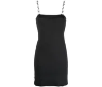 Midikleid mit Kettendetail - Schwarz