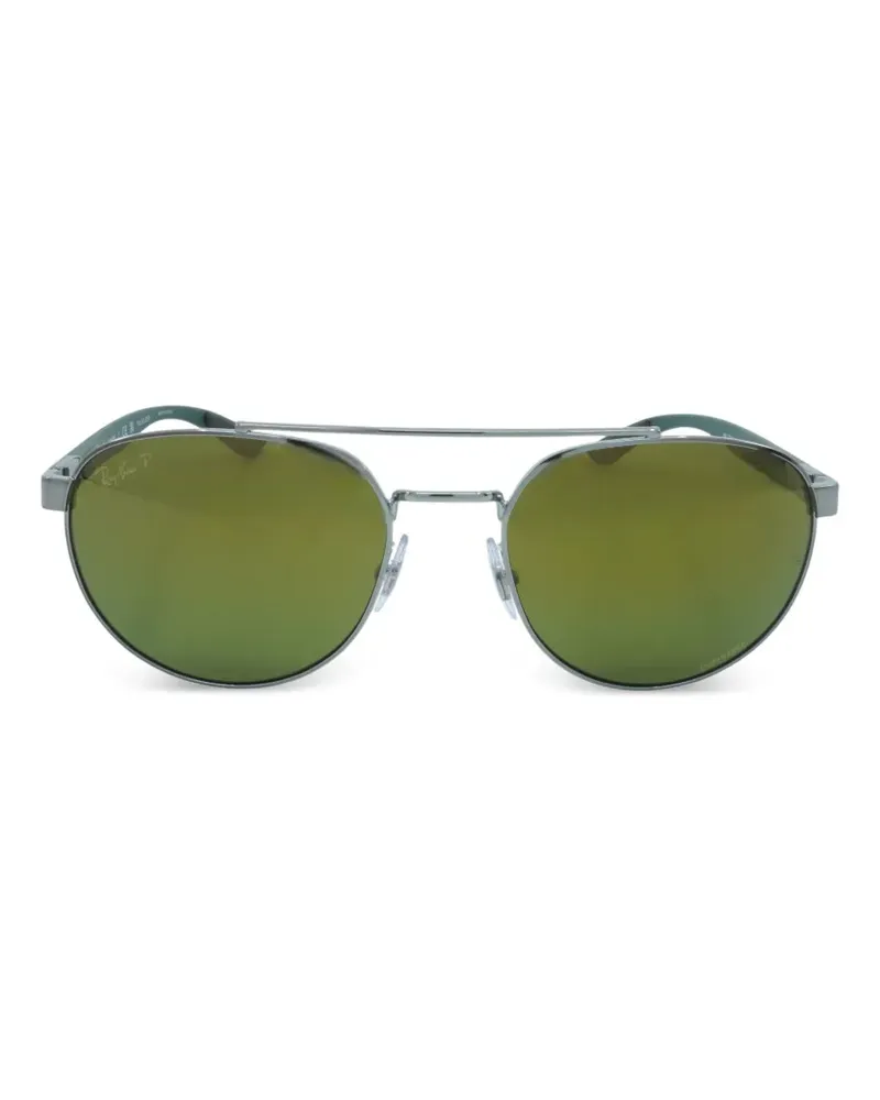 Ray Ban Chromance polarized pilot sunglasses - Grau Grau