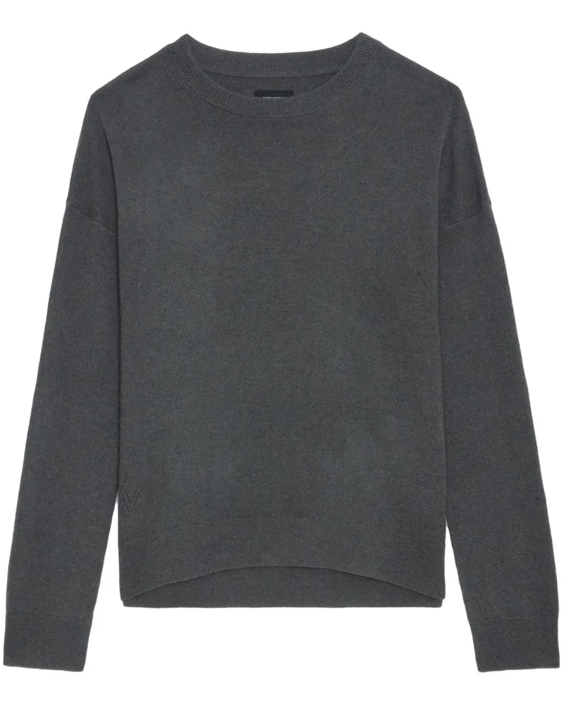 Zadig & Voltaire Cici Pullover mit Patch - Grau Grau