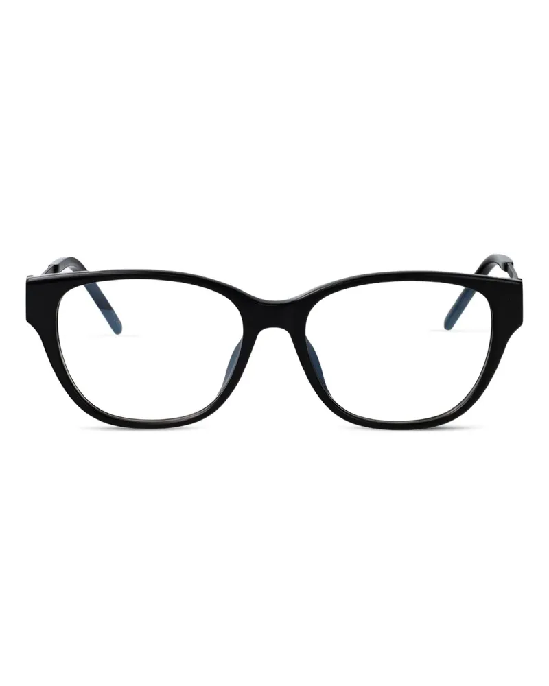 Saint Laurent Brille mit ovalem Gestell - Schwarz Schwarz