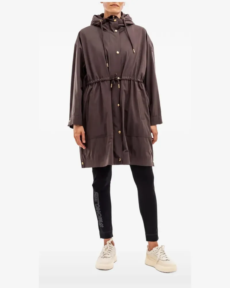 Moncler Sainbel hooded drawstring coat - Braun Braun