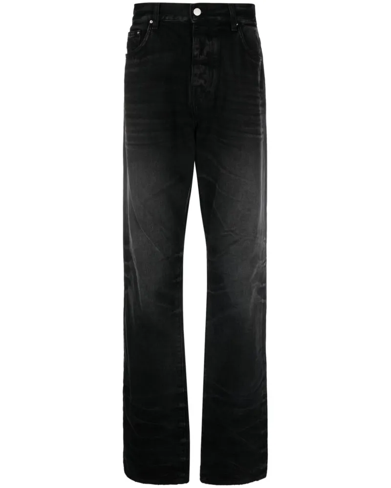 Amiri Jeans mit geradem Bein - Schwarz Schwarz