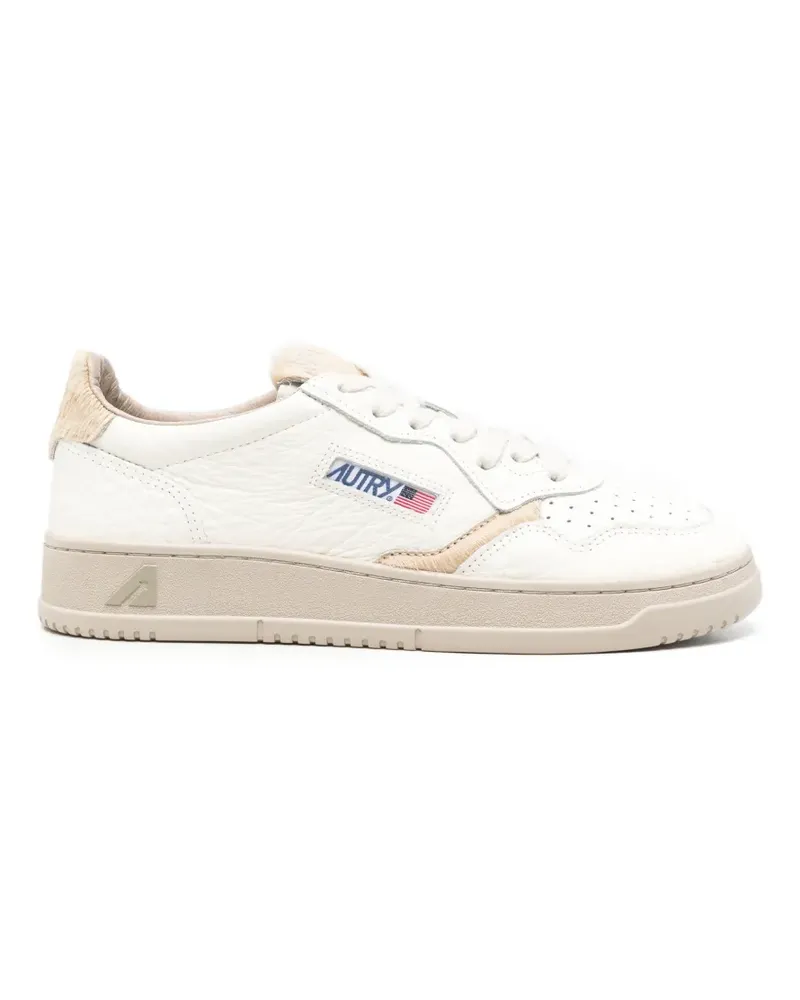 AUTRY Medalist Sneakers mit Ponyhaar - Weiß Weiß