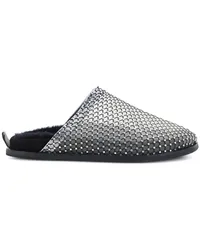 forte_forte flat mesh mules Schwarz