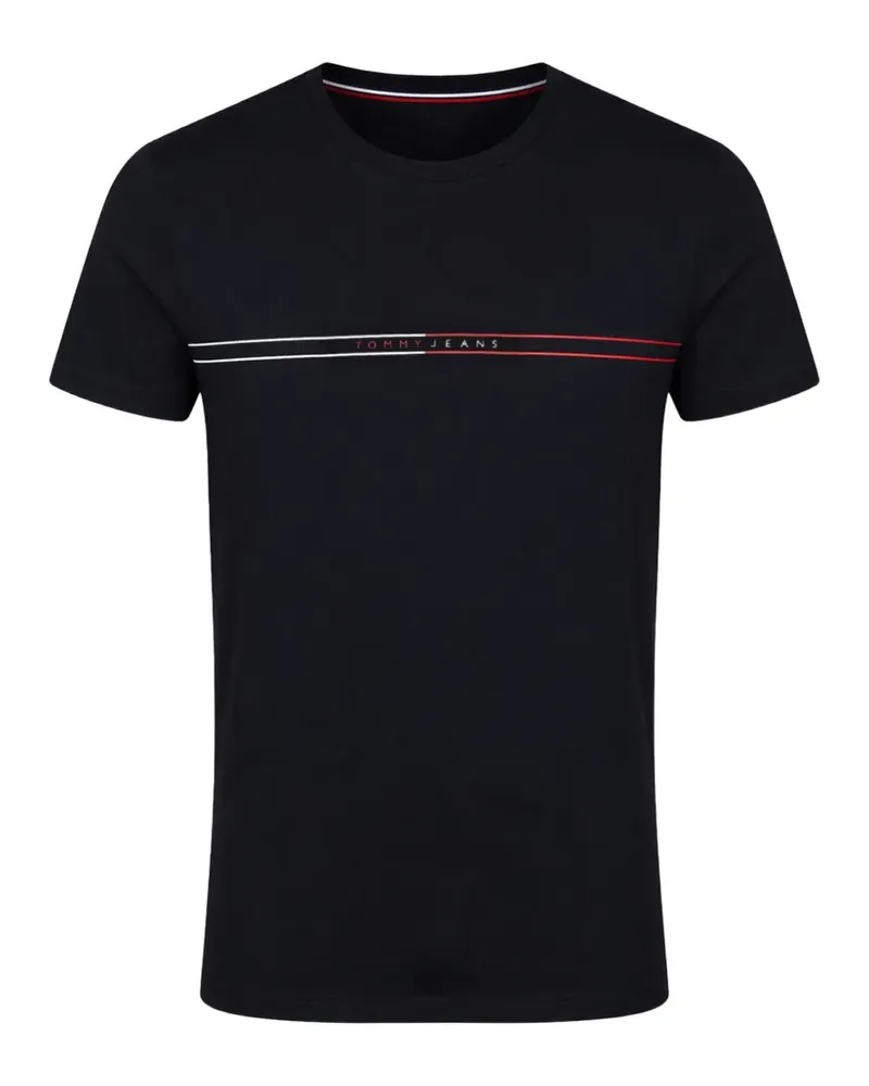 Tommy Hilfiger logo-print T-shirt - Blau Blau