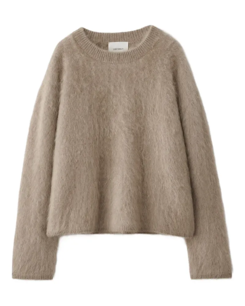 Lisa Yang Flauschiger Pullover - Braun Braun