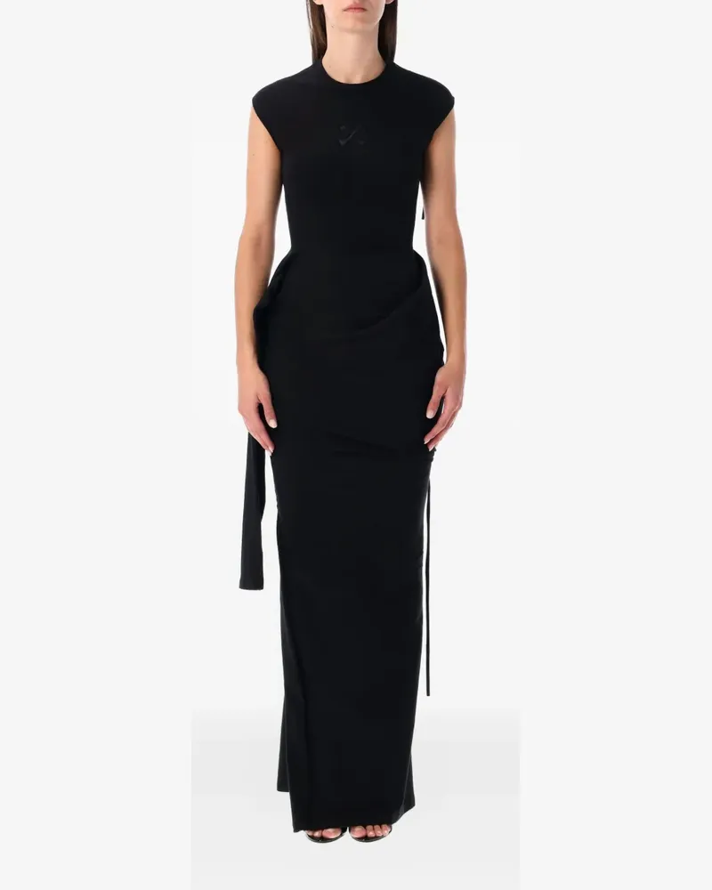 OTTOLINGER Maxikleid mit Schnürung - Schwarz Schwarz