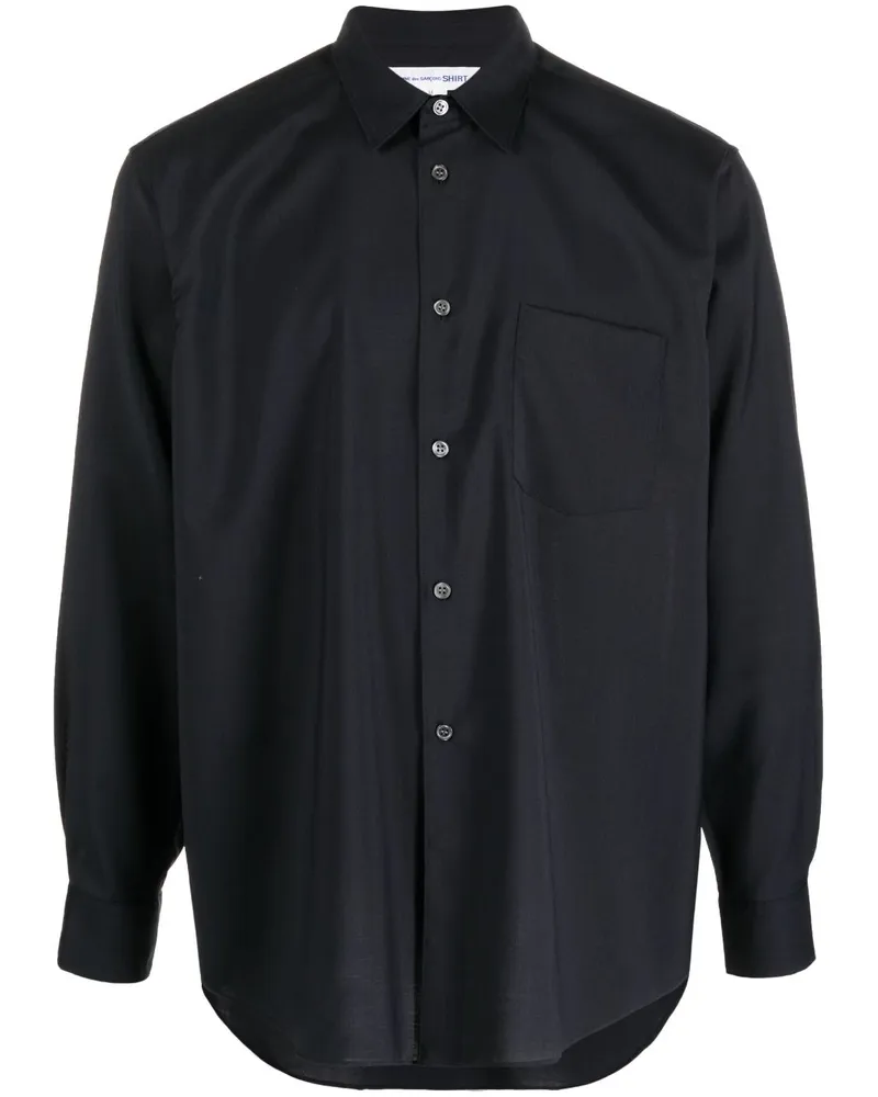 Comme des Garçons Klassisches Hemd - Blau Blau