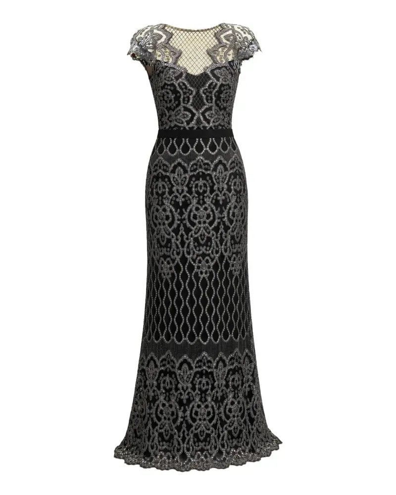 Tadashi Shoji Miranda sequin-embellished lace gown - Schwarz Schwarz