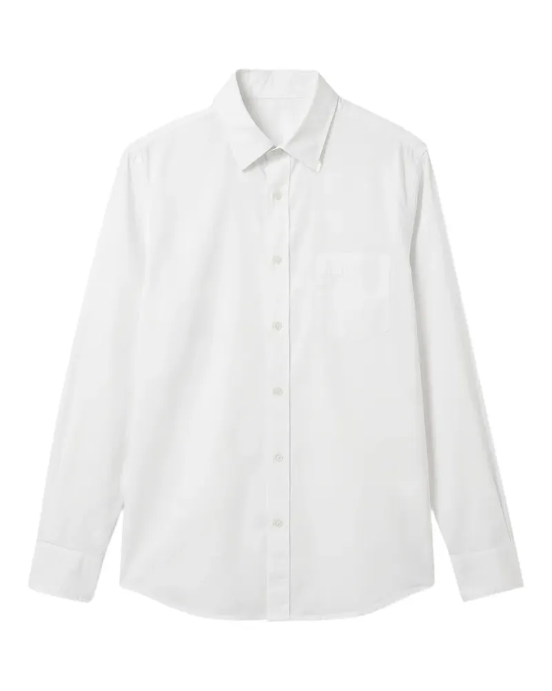 Hartford Paul pocket shirt - Weiß Weiß