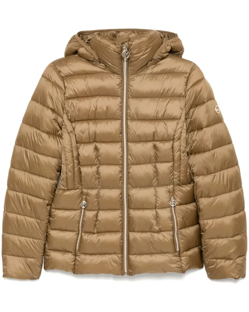 Michael Kors Verstaubare Kapuzenjacke - Braun Braun