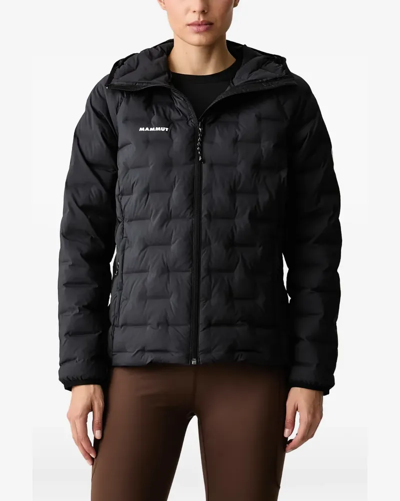 Mammut Sender quilted hooded jacket - Schwarz Schwarz